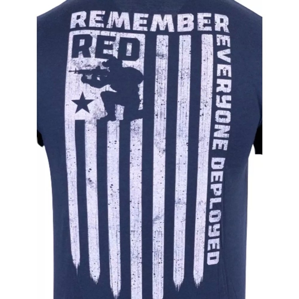 HOWITZER Clothing Men's T-Shirt S/S RED DEPLOYED - Picture 5 of 7